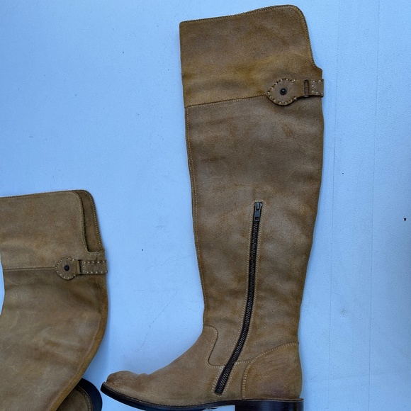 FRYE AND CO. Over the Knee Tan Leather Boots - Picture 8 of 16